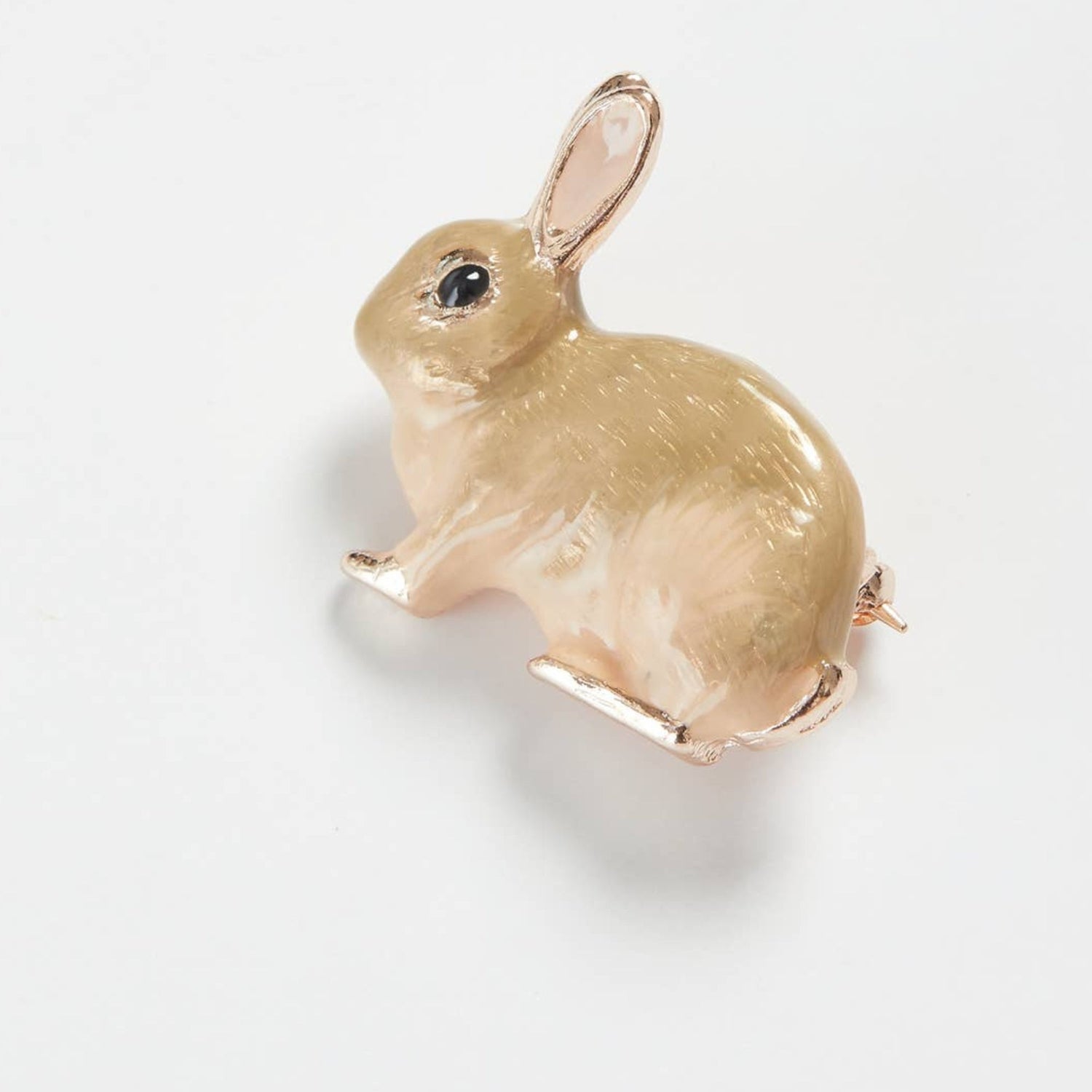 golden rabbit brooch